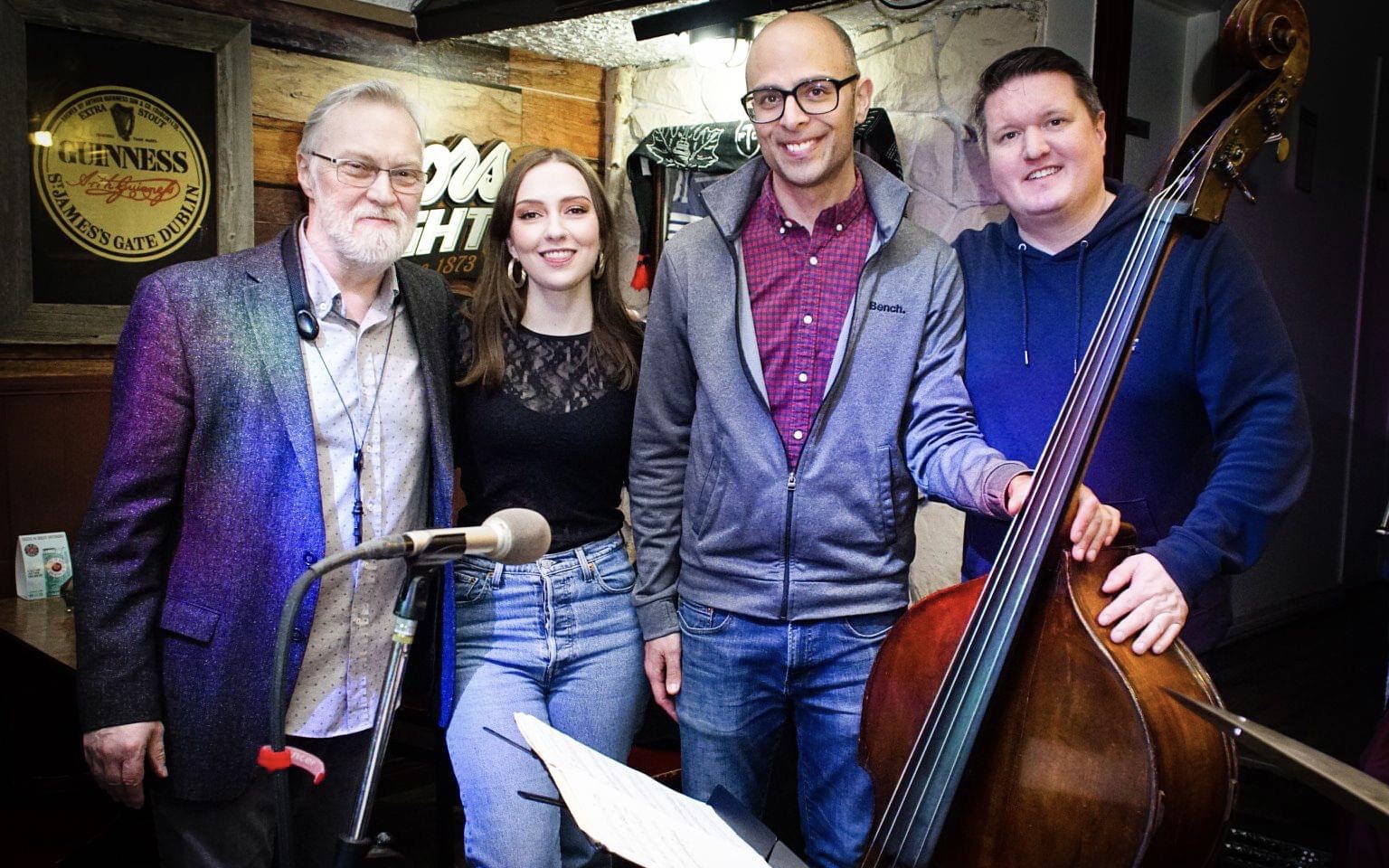 With the Kirk MacDonald Generations Quartet at the Black Bear Pub in Toronto