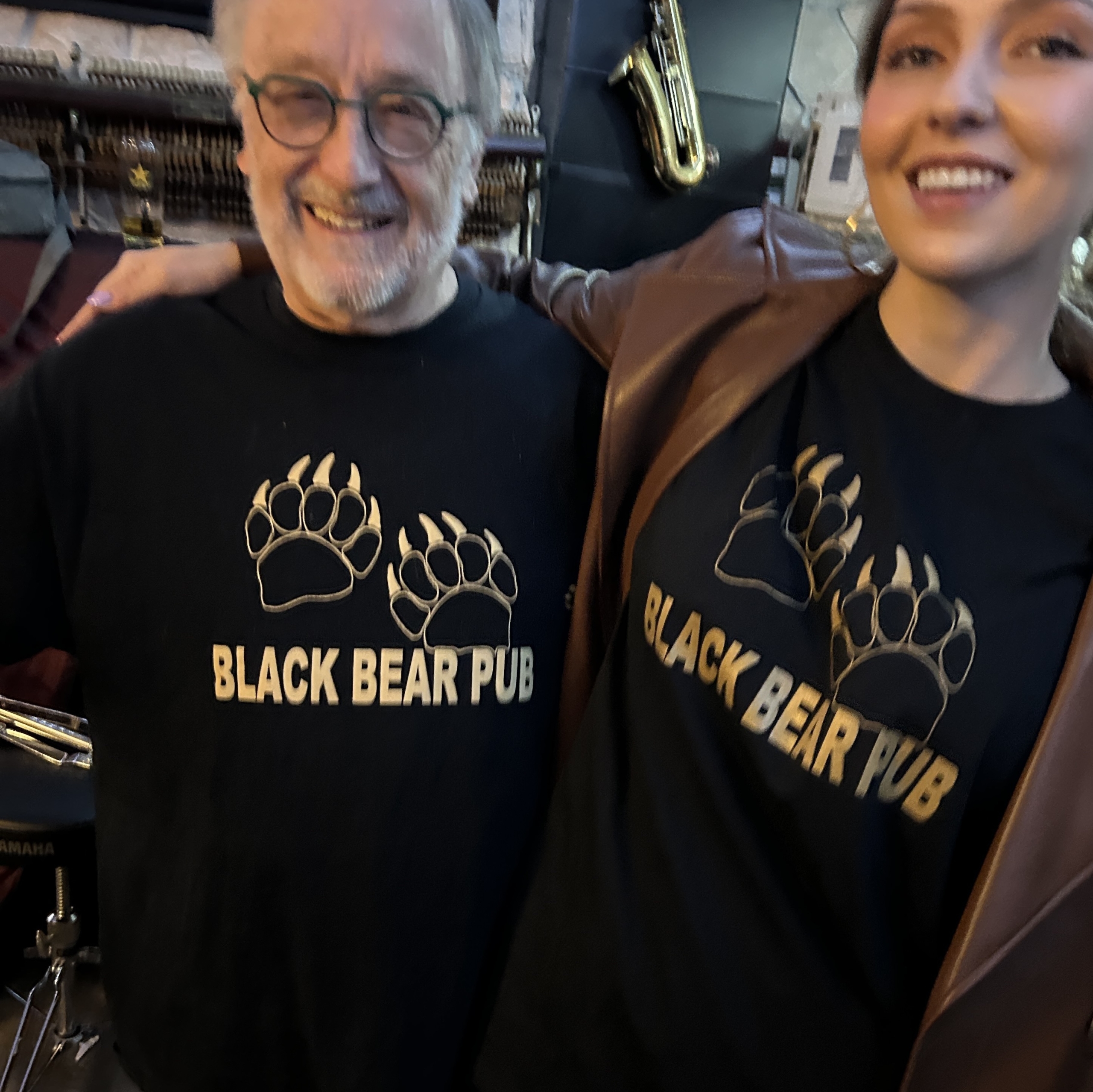 Virginia and Terry Clarke at the Black Bear Pub in Toronto Virginia and Terry Clarke at the Black Bear Pub in Toronto