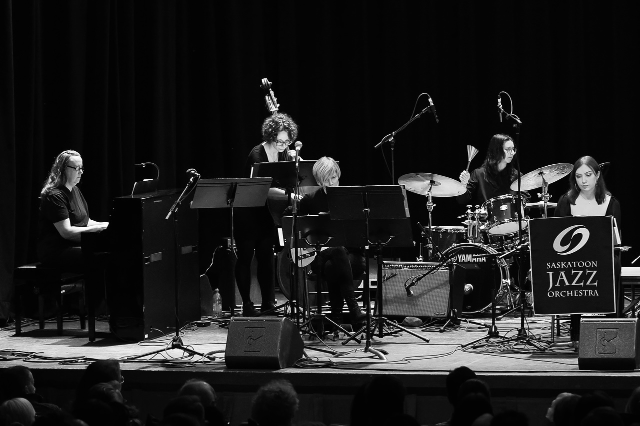 The Saskatoon Jazz Orchestra’s first ever all-women big band performing in Saskatoon The Saskatoon Jazz Orchestra's first ever all-women big band performing in Saskatoon