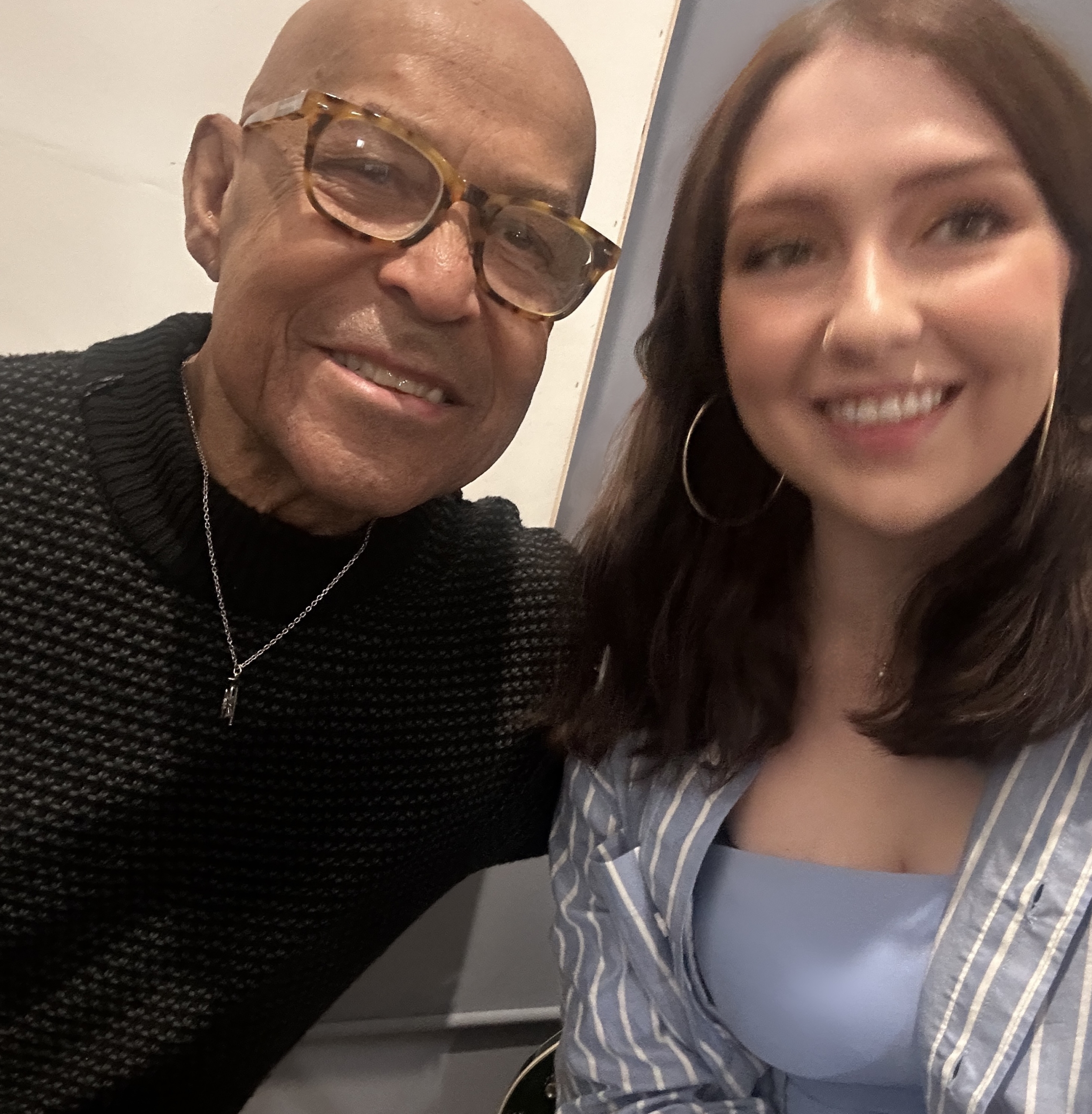 Virginia and Eddie Henderson at Troubadour Recording Studios in East Lansing Virginia and Eddie Henderson at Troubadour Recording Studios in East Lansing