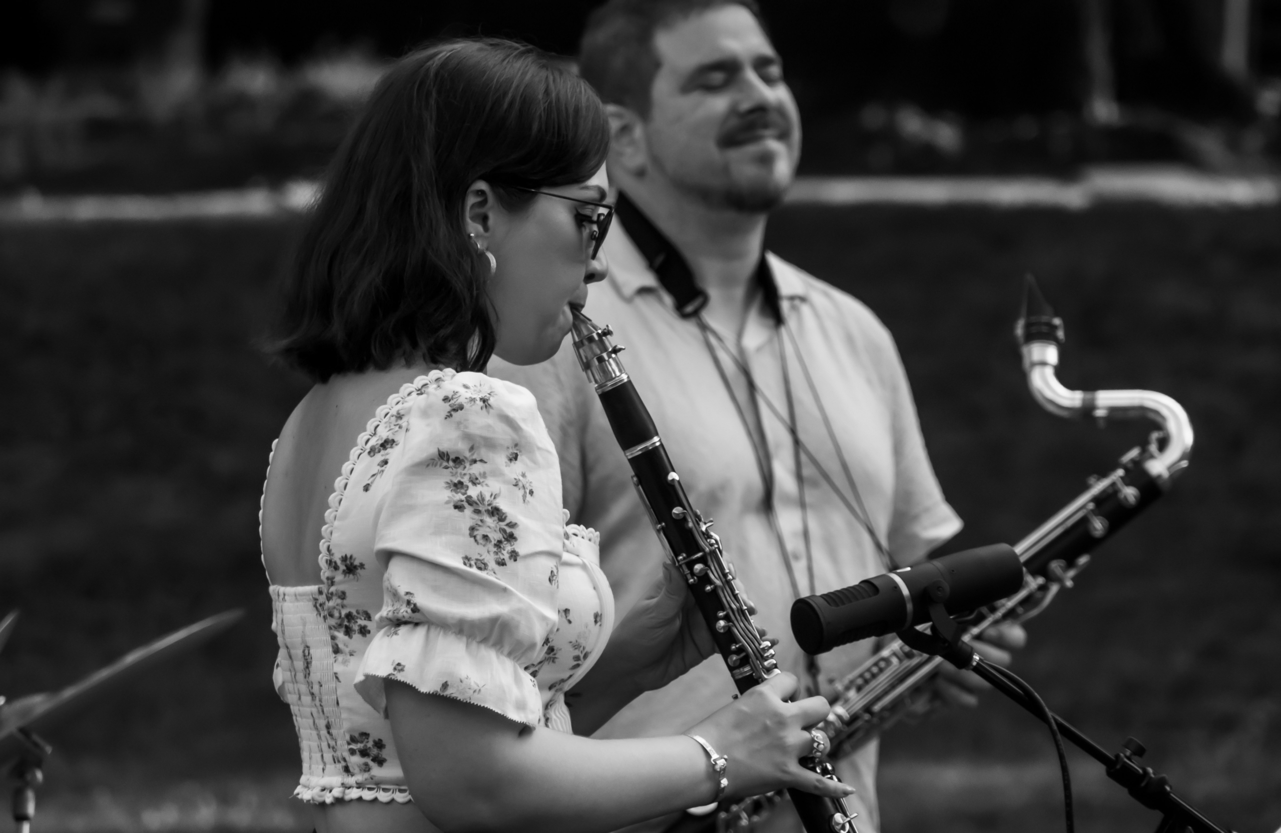 Virginia and Todd Marcus performing at Arnold Sumpter Park in Baltimore Virginia and Todd Marcus performing at Arnold Sumpter Park in Baltimore