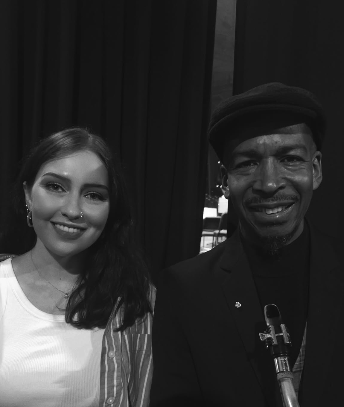 Virginia and Gregory Tardy at the Jazz Institute at Brevard Music Center in Brevard Virginia and Gregory Tardy at the Jazz Institute at Brevard Music Center in Brevard