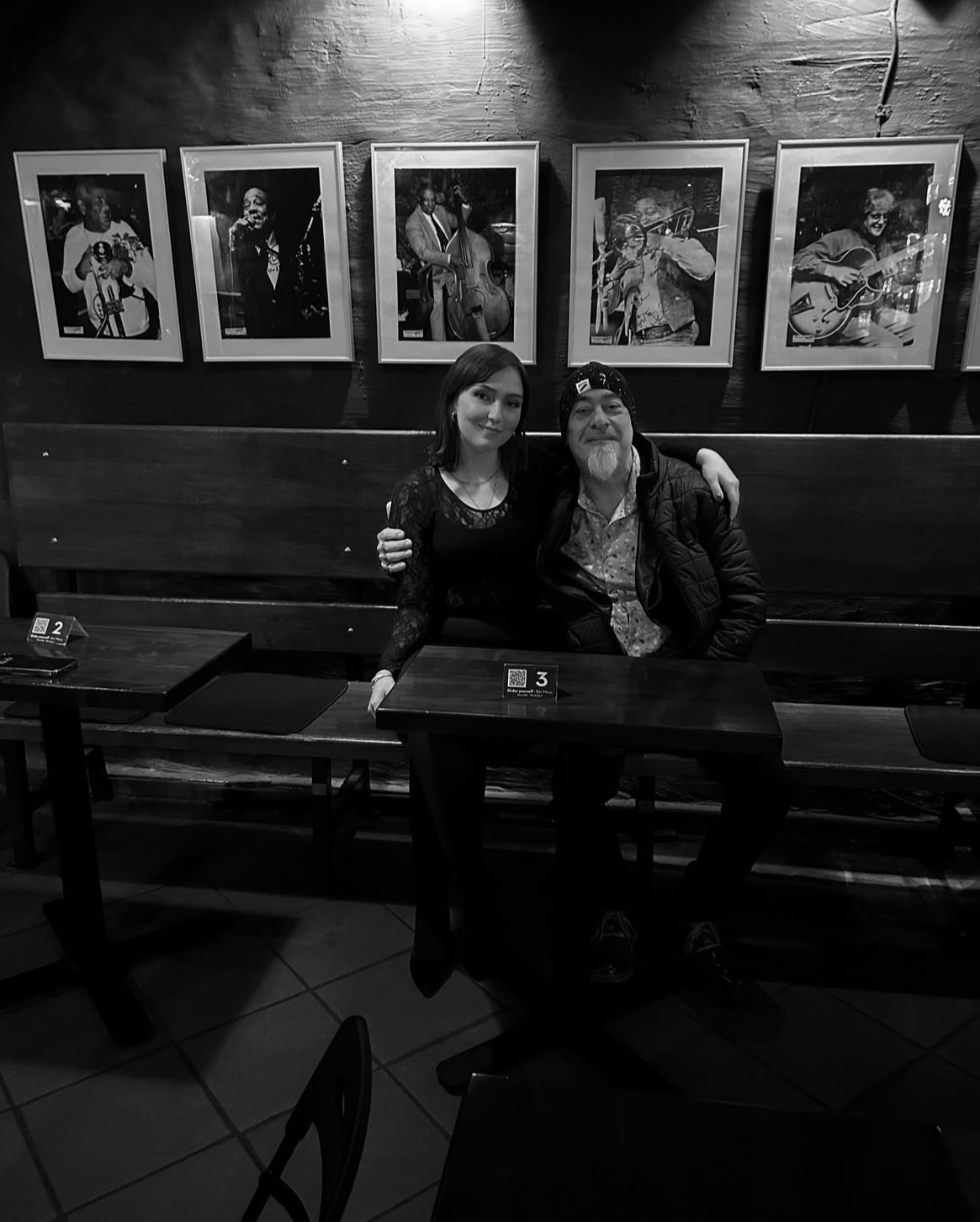 Virginia and Stephane Belmondo at the Jazzkeller in Frankfurt Virginia and Stephane Belmondo at the Jazzkeller in Frankfurt