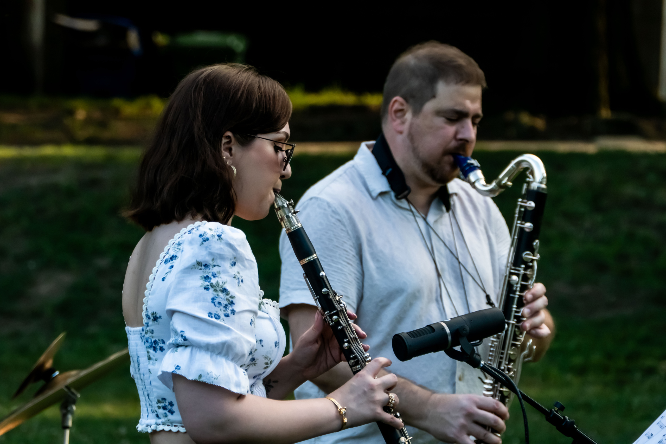 Virginia and Todd Marcus performing at Arnold Sumpter Park in Baltimore Virginia and Todd Marcus performing at Arnold Sumpter Park in Baltimore